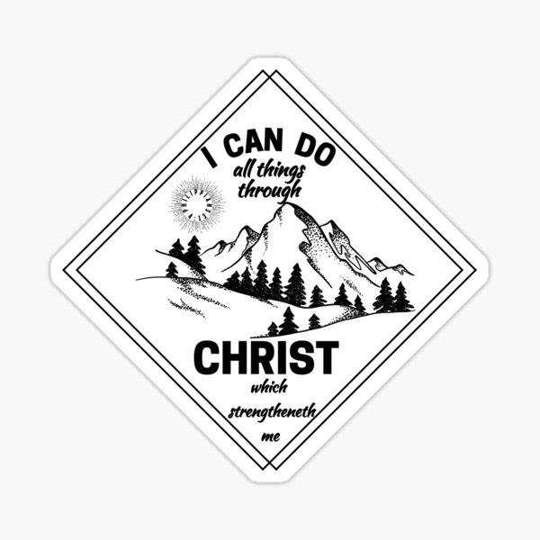 Artikelvorschau, Ich vermag alles durch Christus, der mich stärkt entworfen und verkauft von Shon Dailey.