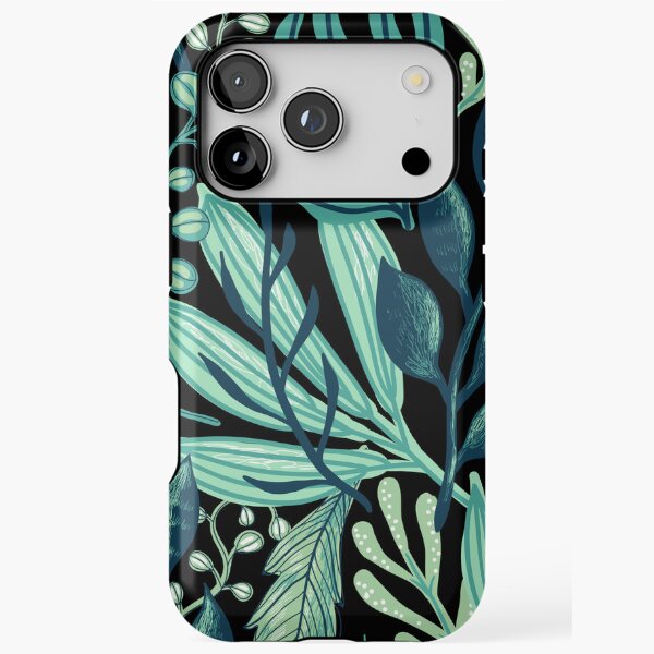 Aperçu de l'œuvre Feuilles d’aquarelle | 12 coques iPhone Pro | iPhone créée et vendue par JL Studio - Cozy Arts.