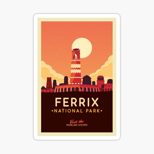 Aperçu de l'œuvre Affiche du parc national de Ferrix créée et vendue par magrodanny.