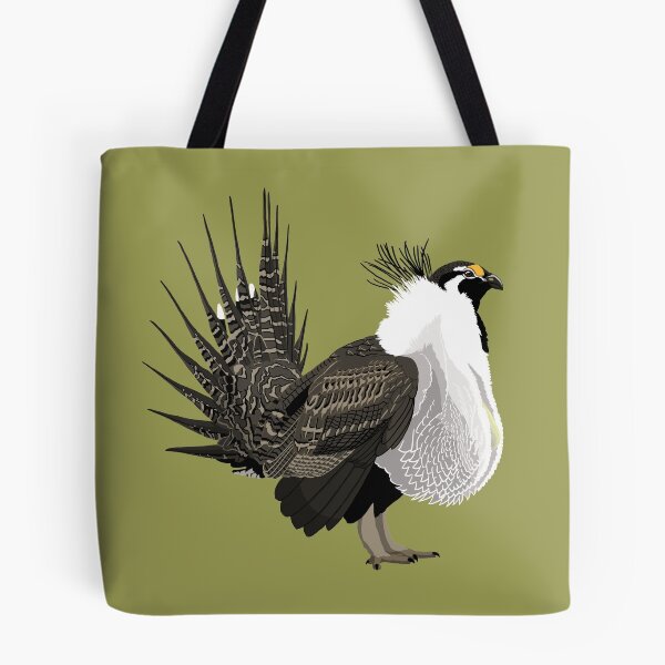 Aperçu de l'œuvre Grand Sage-Grouse (soutenir la conservation des oiseaux des Rocheuses) créée et vendue par BennuBirdy.