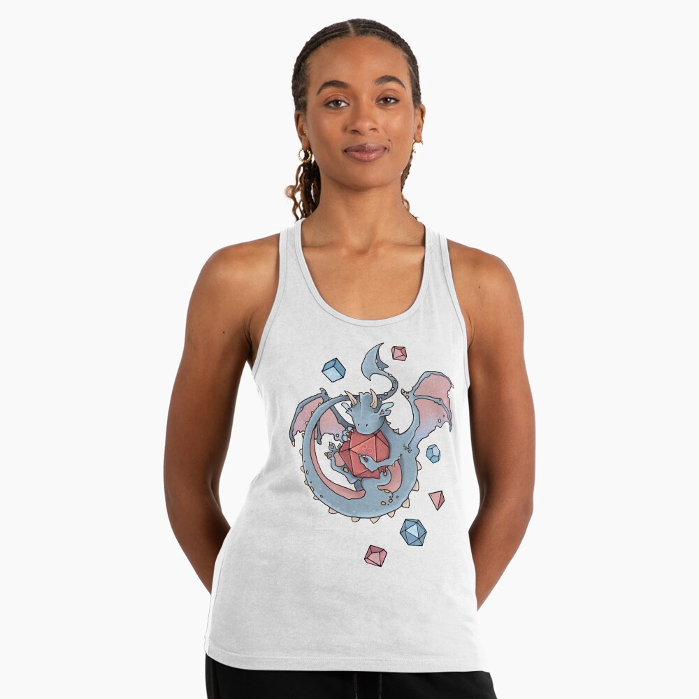 Vista previa del artículo con la obra «Camiseta con espalda nadadora», diseñado y vendido por keyvei.