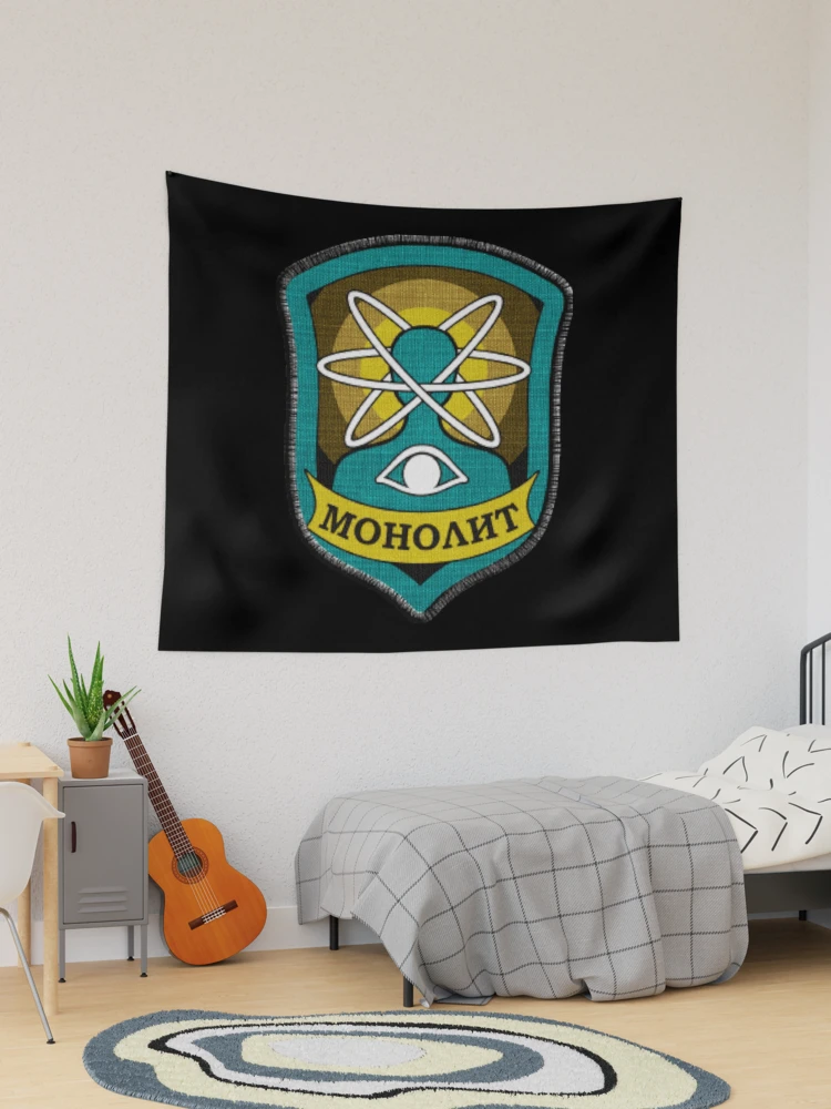 Imagen 1 de 3, Tela decorativa con la obra ACOSADOR Parche Monolito - Símbolo de facción Monolito, diseñada y vendida por ContTraders.