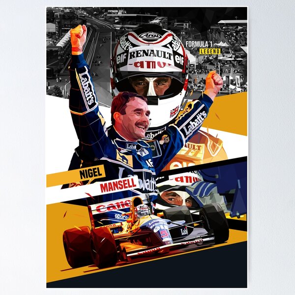 Item preview, nigel mansell designed and sold by pxlG.