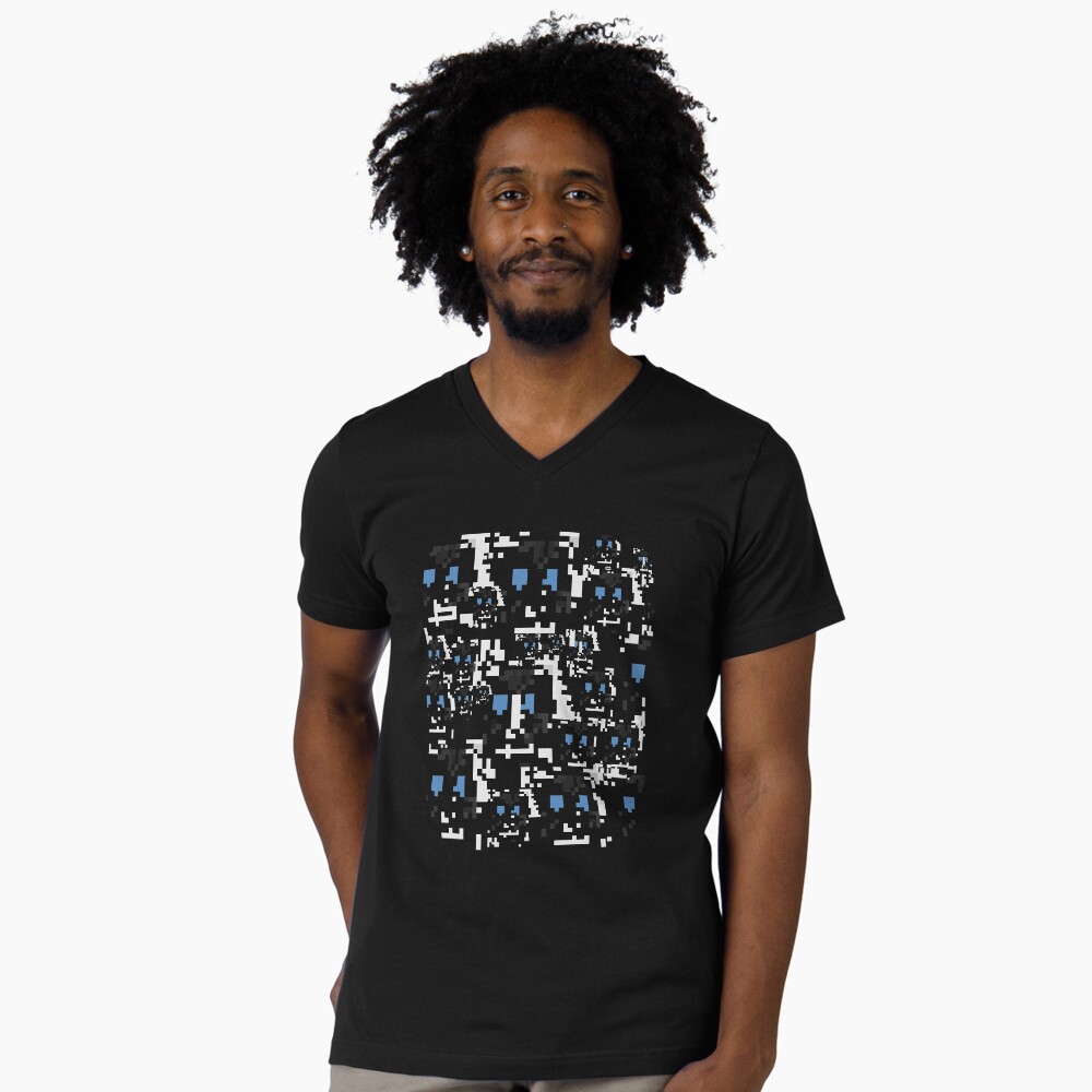 Vista previa del artículo con la obra «Camiseta de cuello en V», diseñado y vendido por GR8BTQs.