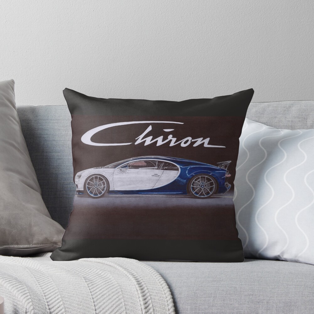 Item preview, Throw Pillow designed and sold by Car drawings by Pavlo Scherbatyuk.