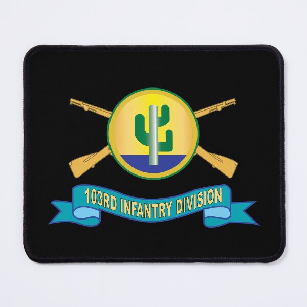 Item preview, Army - 103rd Infantry Division w Br - SSI - Ribbon X 300 designed and sold by Military Insignia Products.