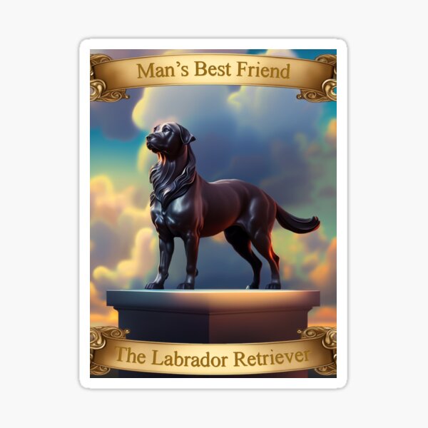Artikelvorschau, Der beste Freund des Menschen, der Labrador Retriever entworfen und verkauft von Lava Tigers Art.
