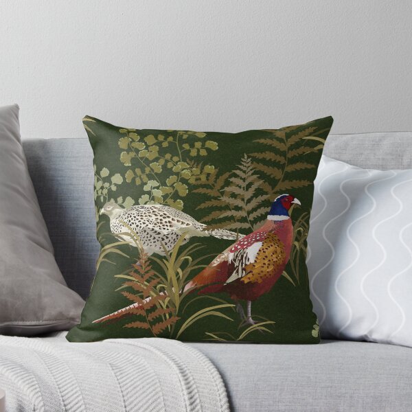 Artikelvorschau, Fasanenwiese - Tiefgrün entworfen und verkauft von Sarah Thorpe Designs .