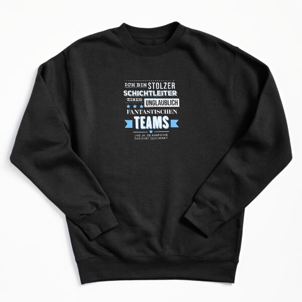 Artikelvorschau, Schichtleiter Lustig Team Geschenk Produktionsfirma entworfen und verkauft von StrongShirts.