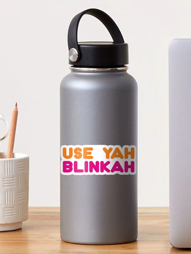 Thumbnail 1 of 3, Sticker, Use Yah Blinkah designed and sold by kitkatRose.