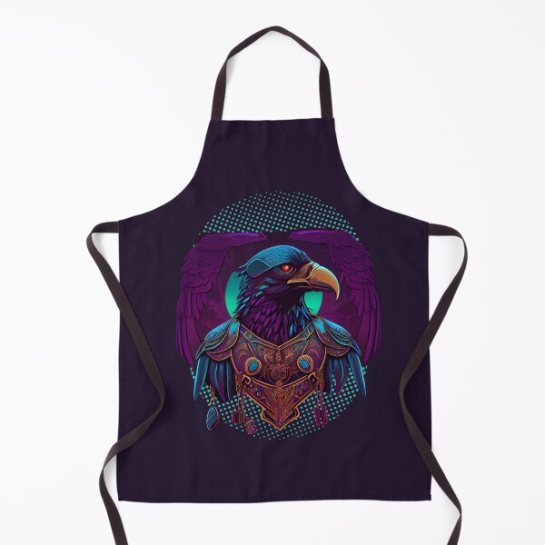 Item preview, Viking Odin Raven Vaporwave Art Print designed and sold by Joyfulimaginery.