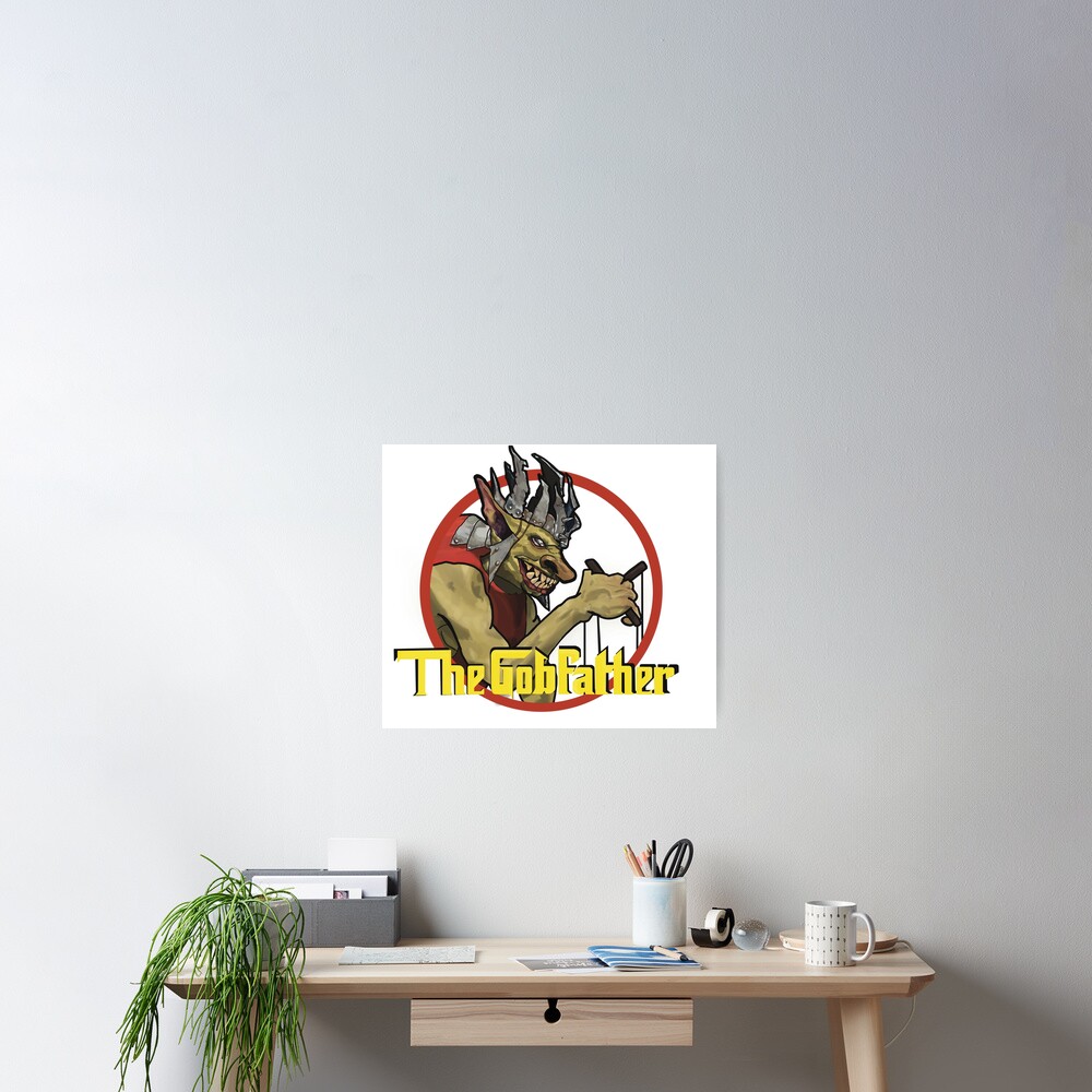 Vista previa del artículo con la obra «Póster», diseñado y vendido por CyberSpikeArt.