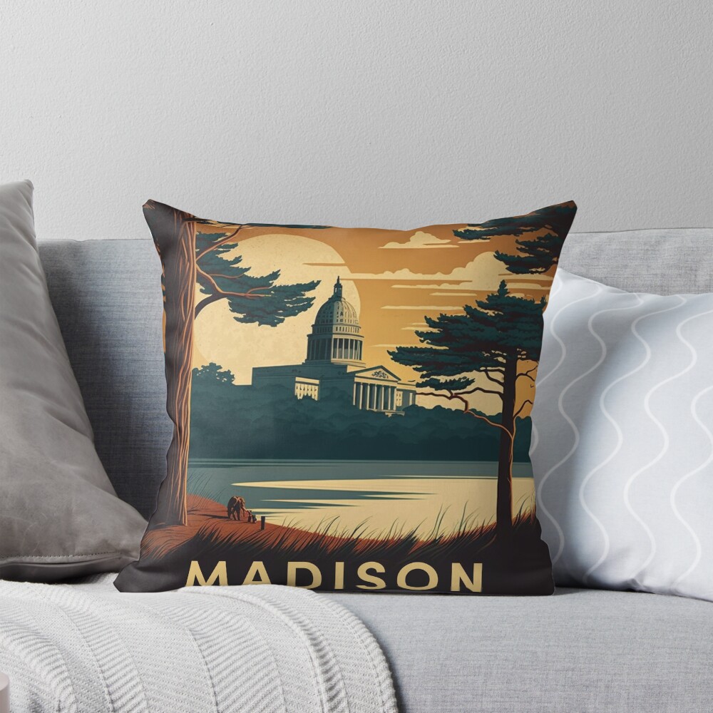 Item preview, Throw Pillow designed and sold by ArtipactDesign.