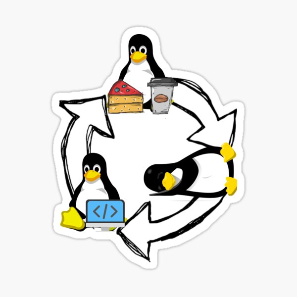 Item preview, Regalo divertido de Linux designed and sold by Kameeno.