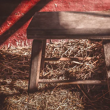 Artwork thumbnail, Milking Stool by Jim Love