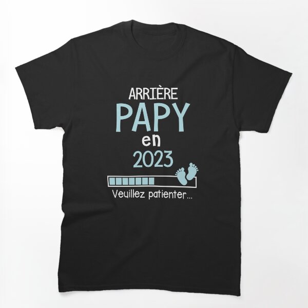 Aperçu de l'œuvre Arrière Papy en 2023 Cadeau Futur Grand-Père créée et vendue par Niko Samuel.