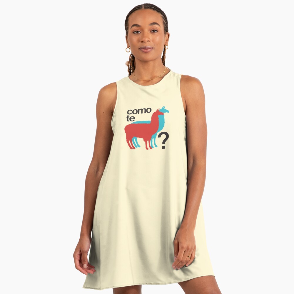 Vista previa del artículo con la obra «Vestido acampanado», diseñado y vendido por squidyes.
