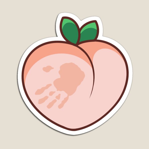 Item preview, Hand print on peach designed and sold by BRoseCreations.
