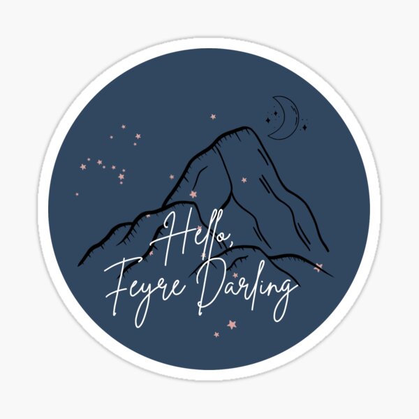 Item preview, Hola, Feyre Darling Cita de ACOTAR designed and sold by BRoseCreations.