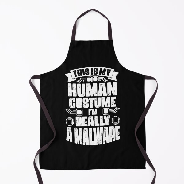 Item preview, Funny This Is My Human Costume For A Cyber Security Expert designed and sold by Nessshirts.