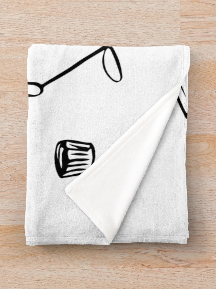 Thumbnail 3 of 6, Throw Blanket, Toothpaste Poo Poo designed and sold by InkStation24.