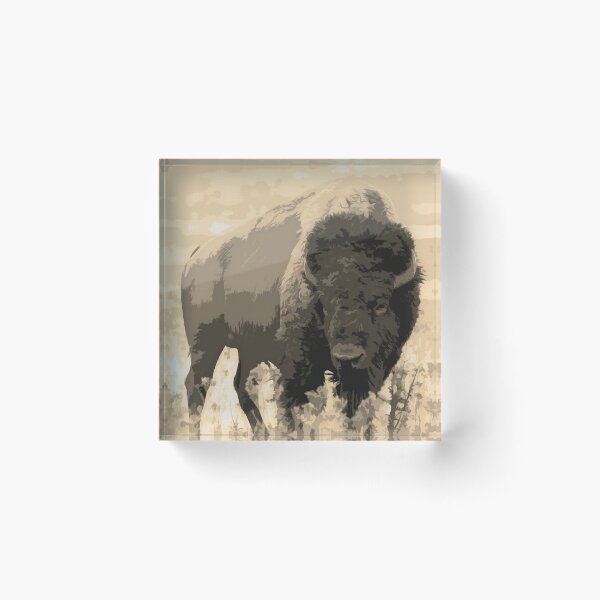 Item preview, Búfalo salvaje - bisonte americano designed and sold by NaturePrints.
