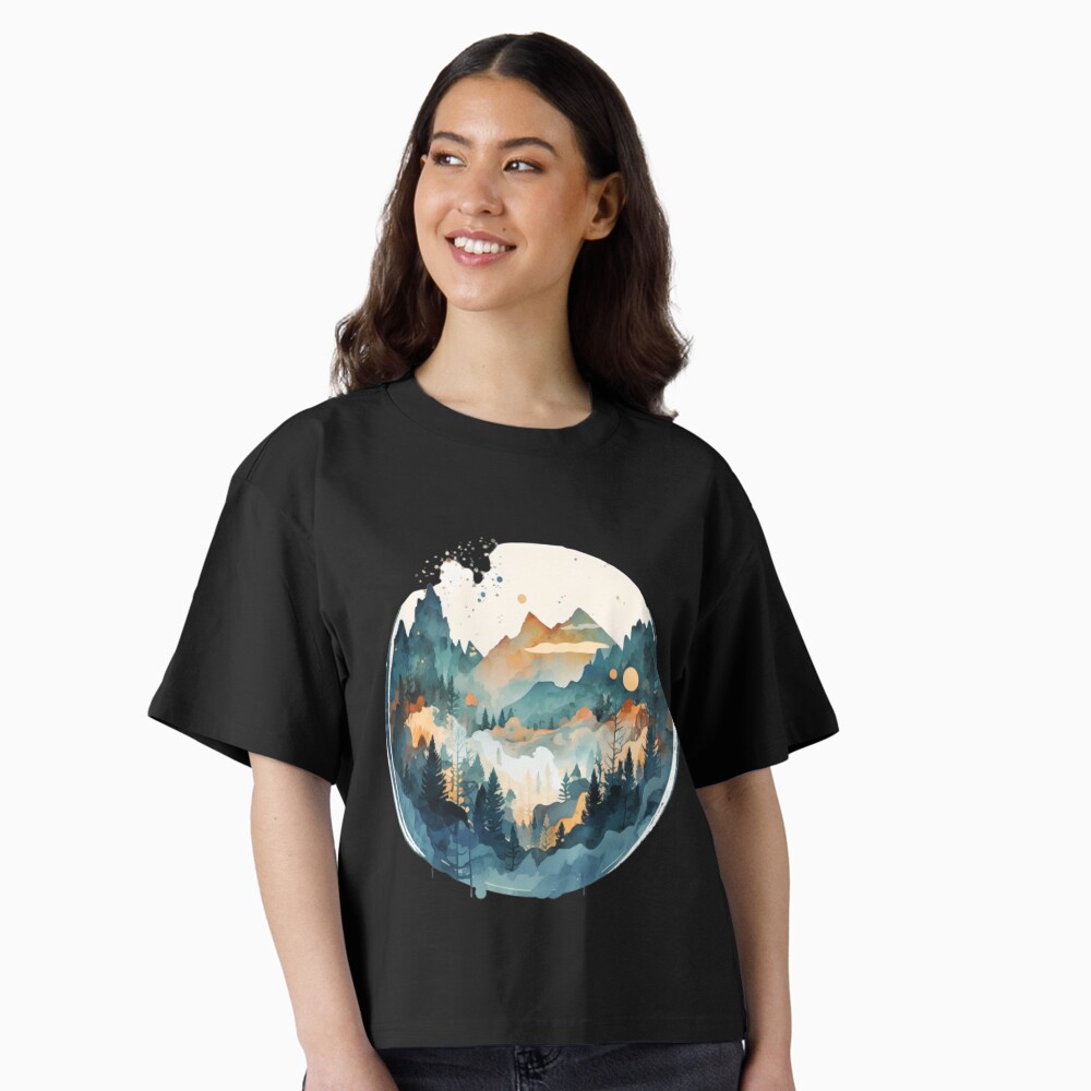 Aperçu de l'œuvre T-shirt boxy créée et vendue par AdvancedApe.