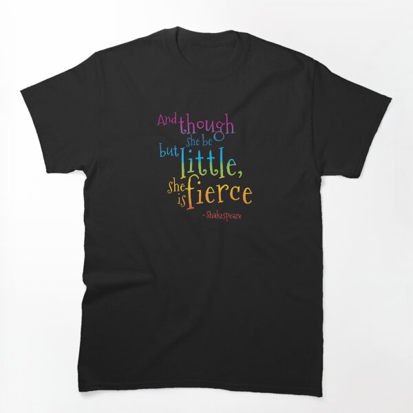 Aperçu de l'œuvre Peu mais féroce (Rainbow Shakespeare) créée et vendue par Veggie-love.