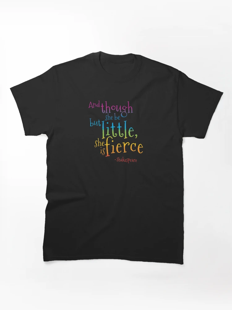 Thumbnail 1 von 7, Classic T-Shirt, Klein, aber heftig (Rainbow Shakespeare) designt und verkauft von Veggie-love.