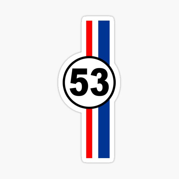 Item preview, Herbie car 53 - bicho vintage - coche antiguo - coche retro designed and sold by RazzArt.