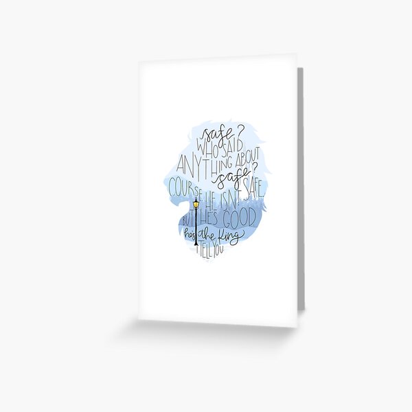 Item preview, ¿Seguro? Cita de Aslan sobre Narnia designed and sold by cre8ivemango.