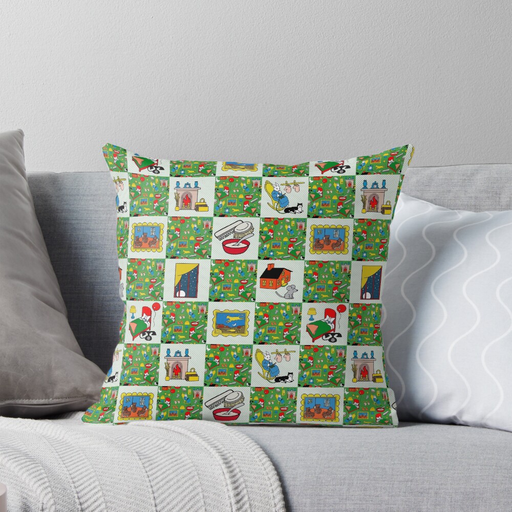 Item preview, Throw Pillow designed and sold by KrisInStitches.