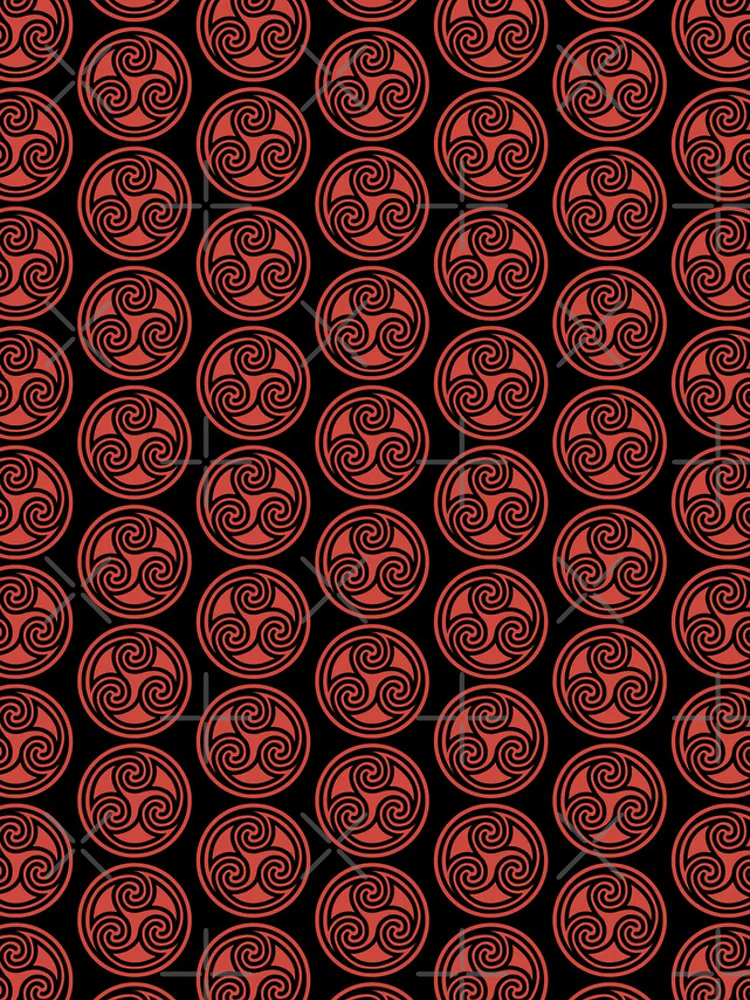 Thumbnail 4 of 4, iPhone Case, Triskeles (Red) designed and sold by thedrumstick.