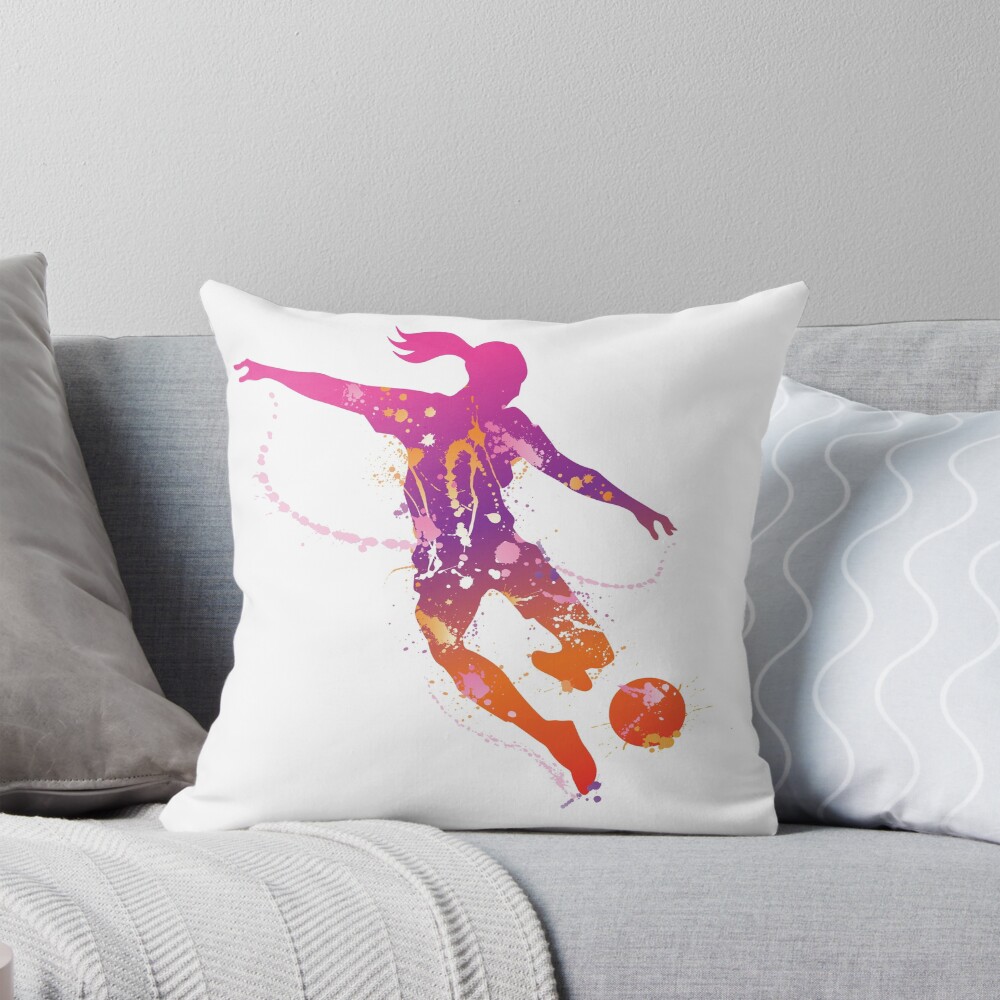 Vista previa del artículo con la obra «Cojín», diseñado y vendido por Soccerstuff.