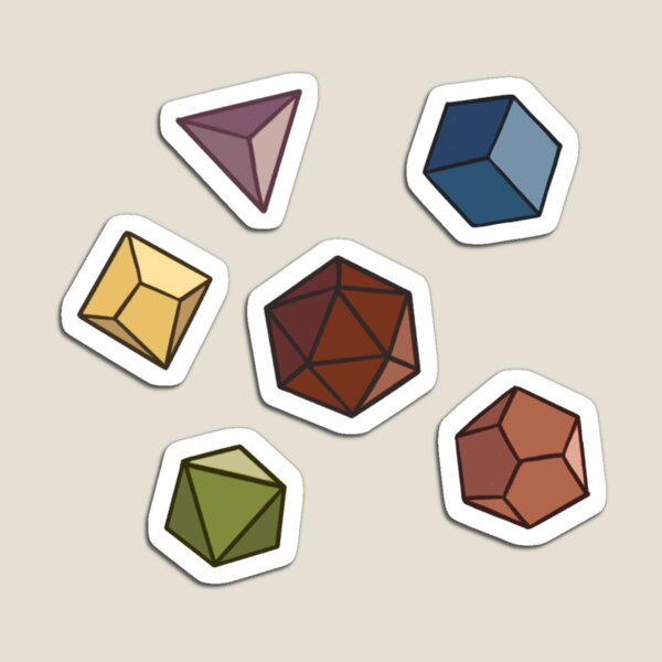 Aperçu de l'œuvre Jeu de dés de couleur RPG D&D créée et vendue par silverfair46.