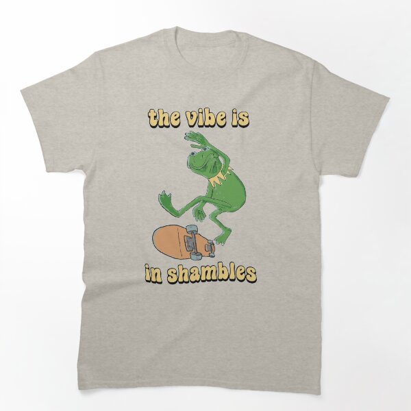 Item preview, Meme divertido de Frog The Vibe está en ruinas designed and sold by FirnandArt.