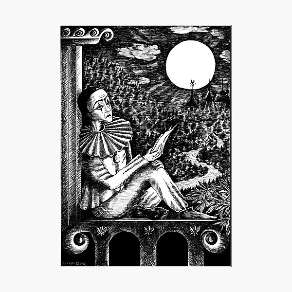 Aperçu de l'œuvre Pierrot Lunaire créée et vendue par Daphna Rosin.
