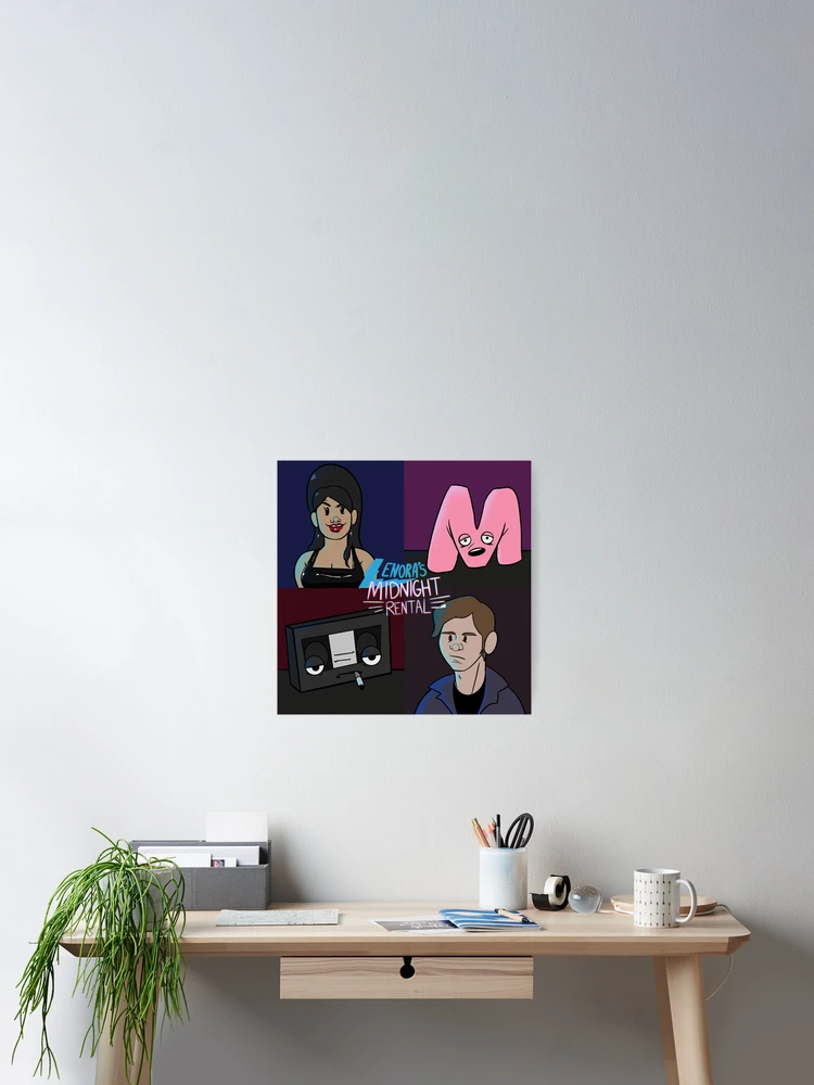 Thumbnail 2 of 3, Poster, Lenora's Midnight Rental designed and sold by FatRabbit.