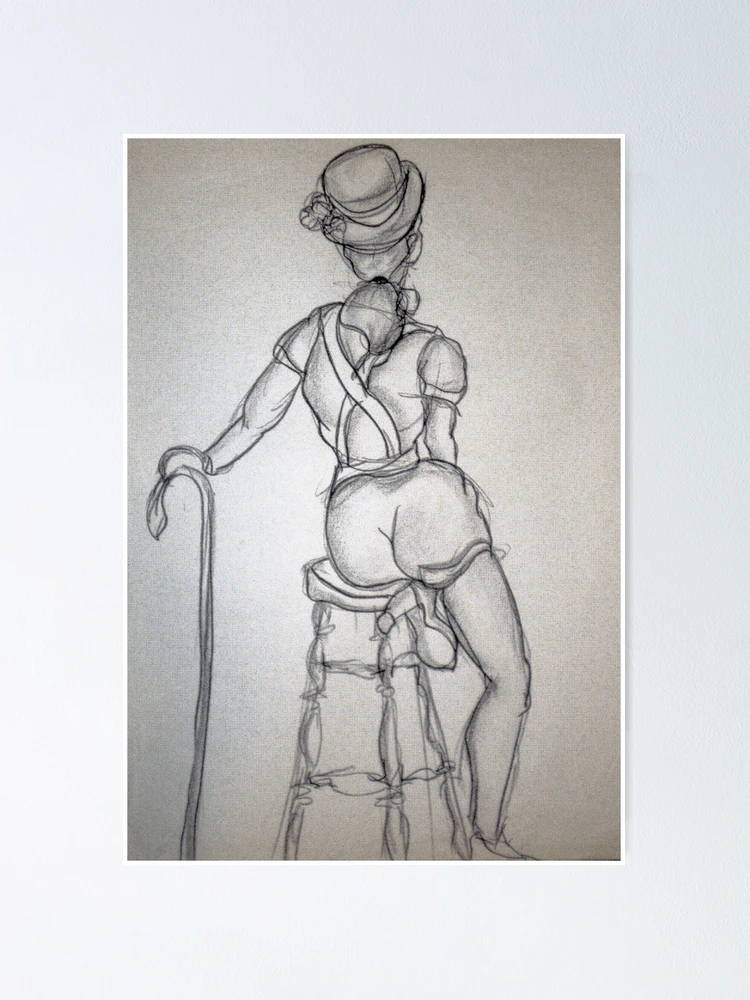 Thumbnail 1 of 3, Poster, CLOTHED FIGURE DRAWING 7 designed and sold by Tammera.