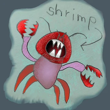 Artwork thumbnail, ANGRY Shrimp by MA-TE