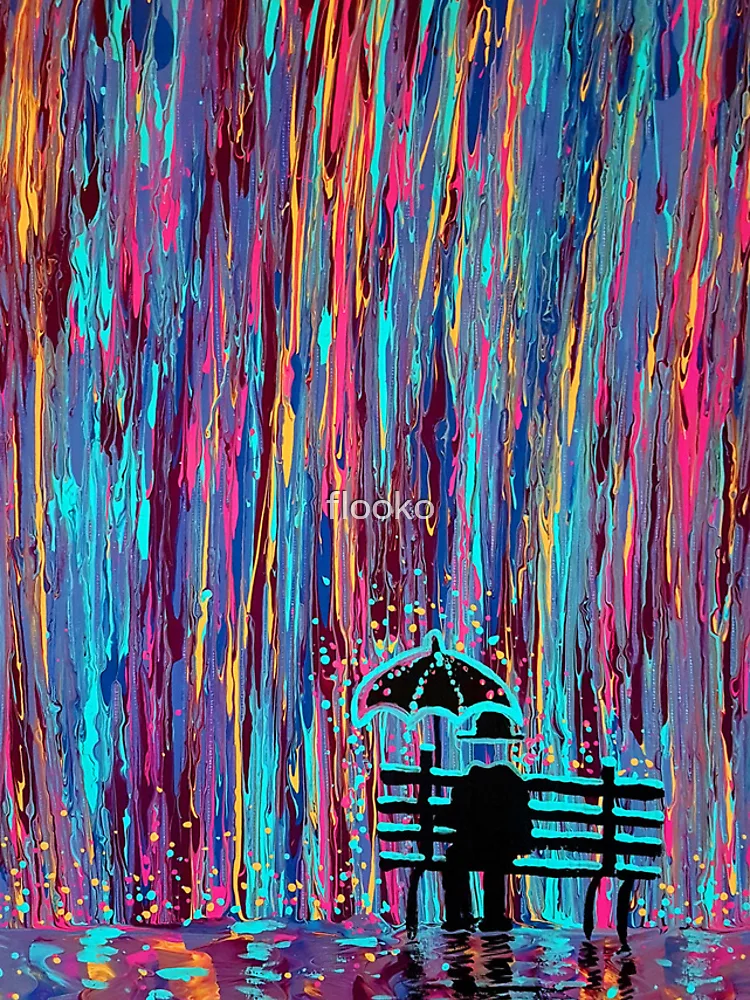 Thumbnail 4 of 4, Samsung Galaxy Phone Case, Acid Rain designed and sold by flooko.
