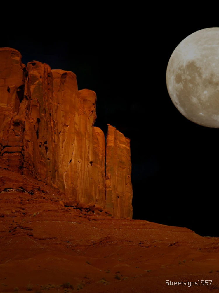 Thumbnail 4 of 4, iPhone Case, Night time monument valley. designed and sold by Streetsigns1957.