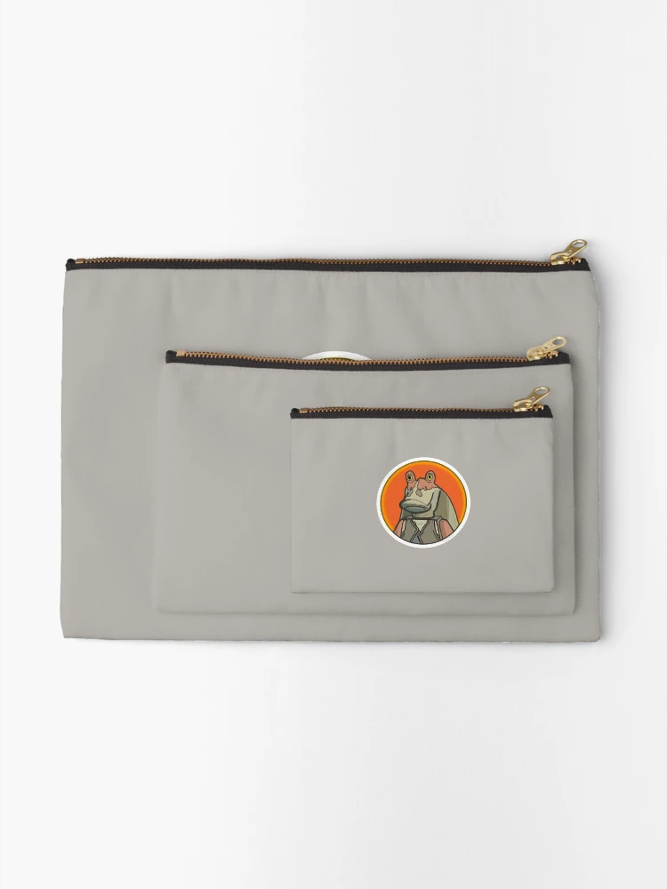 Thumbnail 2 of 4, Zipper Pouch, Jar jar binks portrait designed and sold by Gage Mitchener.