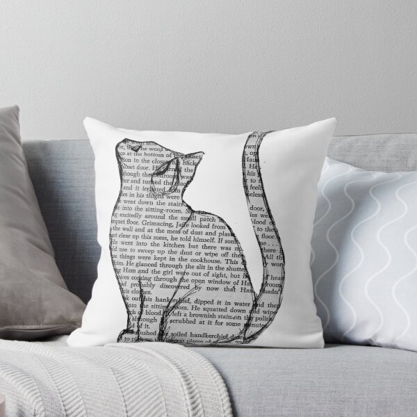 Aperçu de l'œuvre autocollant de livre de lecture de chat créée et vendue par Zelius.