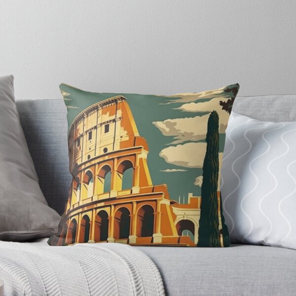 Item preview, Rome Italy Vintage Travel Poster Retro Colosseum designed and sold by artra-shop.