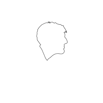 Artwork thumbnail, Pedro Pascal side profile by Nate4Spade