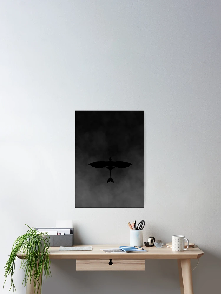 Imagen 2 de 3, Póster con la obra Dragón en las nubes, diseñada y vendida por jesscargill.