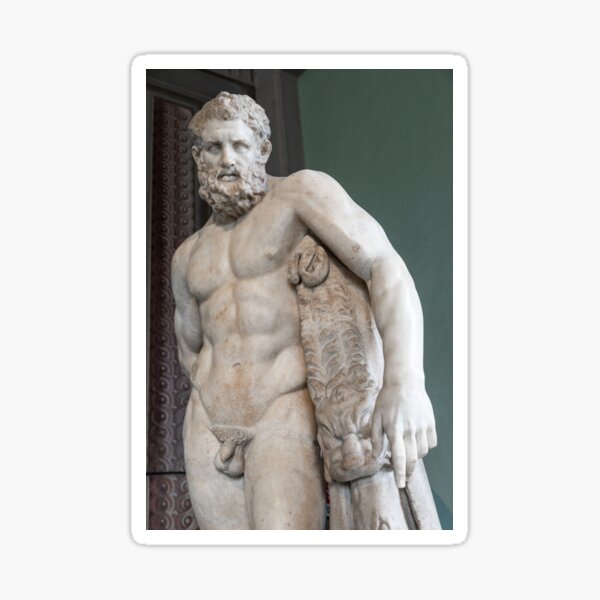 Item preview, Florence, Italy - Hercules antique sculpture - classical statue, strong man body designed and sold by Paolo Modena Photography    -   Fine Italian Art.
