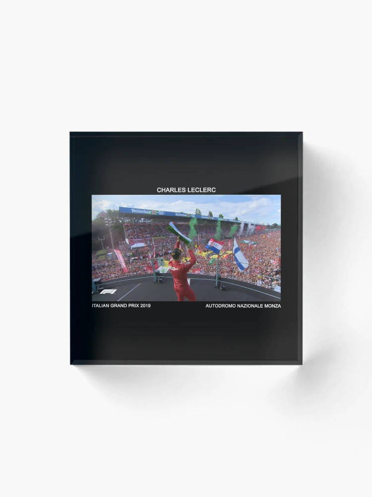 Imagen 1 de 5, Bloque acrílico con la obra charles leclerc monza, diseñada y vendida por hardinft.