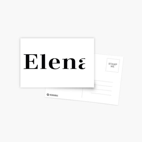 Artikelvorschau, Elena Name Elena Bedeutung Shining Light entworfen und verkauft von ProjectX23.